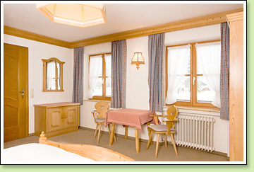 Ausstattung der Zimmer